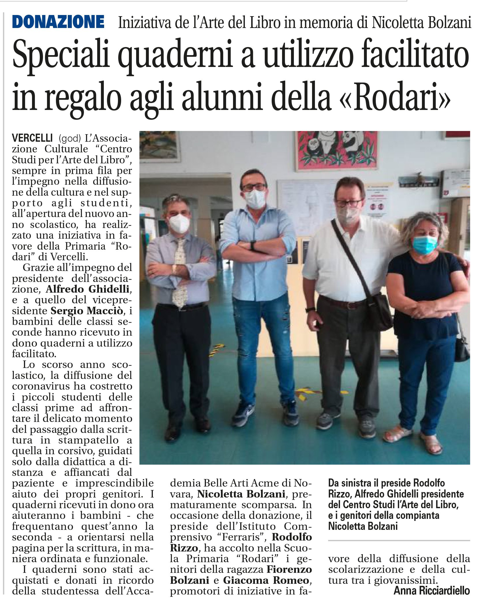 Importante iniziativa a Vercelli!